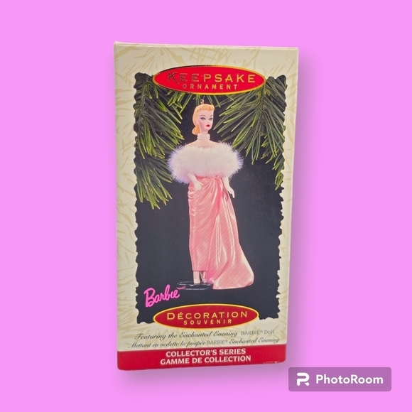 Vintage 1996 Hallmark Keepsake Enchanted Evening Barbie Doll Ornament - Picture 1 of 6